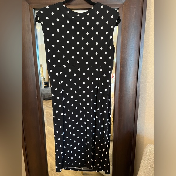 Black and white polka dot dress size 12 - Picture 2 of 5
